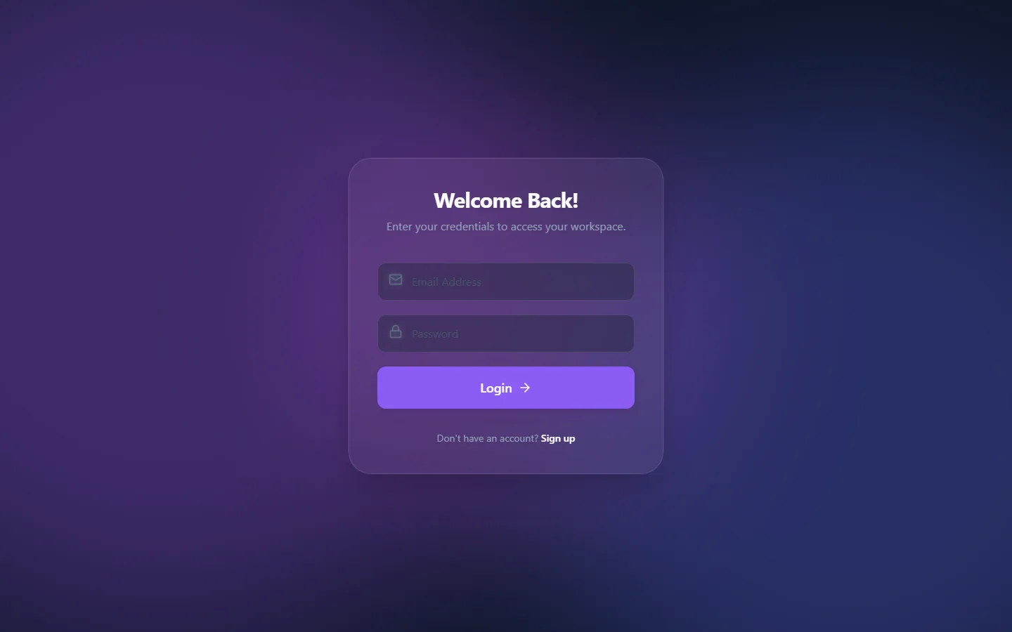TaskFlow AI running in the browser